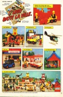 PUB  LEGO  " BATIT LA VILLE " 1980 (3) - Figurines