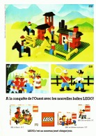 PUB  LEGO  " LEGO A LA CONQUETE DE L'OUEST " 1977 (4) - Figures