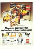 PUB  LEGO  " LEGO TECHNIC " 1977 (5) - Figures