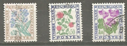 Taxes  N°    99 - 101 - 102  -  Oblitérés  -  Fleurs Des Champs - 1960-.... Oblitérés