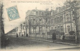 ILLIERS - école Primaire Supérieure De Garçons Et Avenue De La Gare. - Illiers-Combray