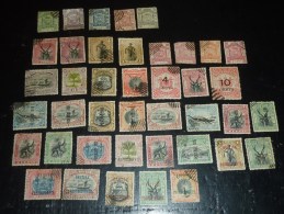 LOT DE 41 TIMBRES DE BORNEO BRITISH NORTH BORNEO " POSSESSION ANGLAISE " REMAINDERS STAMPS C.T.O. - North Borneo (...-1963)