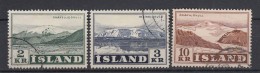 IJSLAND - Michel - 1957 - Nr 316/18 - Gest/Obl/Us - Oblitérés