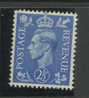 GB 1941 KGV1 2 1/2d Blue MM SG 489 ( A262 ) - Neufs
