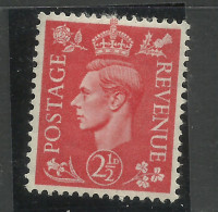 GB 1951 KGV1 2 1/2d Pale Scarlet MM SG 507 ( A293 ) - Unused Stamps