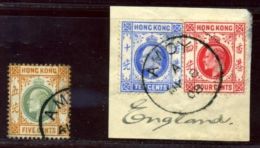 CHINA AMOY HONG KONG KE7 - Used Stamps