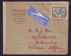 SOUTH AFRICAN FORCES KING GEORGE 6TH FORCES AIRLETTER - Poste Aérienne