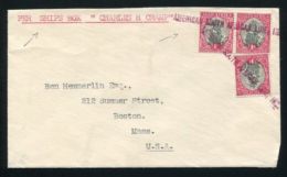SOUTH AFRICA "SHIPS BOX" COVER TO USA - Unclassified