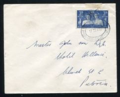 SOUTH AFRICA 1947 ROYAL VISIT COMMERCIAL COVER - Lettres & Documents