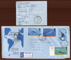 SOUTH GEORGIA AIRLETTER TO COSTA RICA - South Georgia