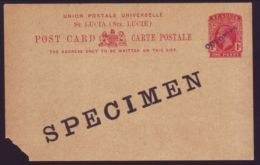 ST LUCIA SPECIMEN POSTAL STATIONERY - Ste Lucie (...-1978)