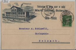 1910 Tellknabe 119/113I Stempel: Solothurn Nach Selzach - Marti Freres Fabrication De Boites Acier Et Metal - Selzach