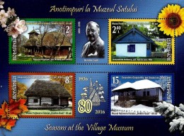 Romania - 2016 - Seasons At The Village Museum - Mint Souvenir Sheet - Ungebraucht