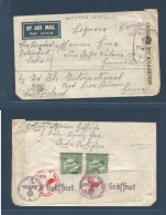 Portugal-India. C. 1943. IRAQ - TURKEY - BULGARIA. Siolim, Bardez, Goa - Switzerland, Geneva. POW Mail, Polish + Nazi Ce - Otros & Sin Clasificación