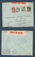 Portugal-Lourenco Marques. 1915 (8 Dec) GPO - Switzerland, Neuchatel (9 Jan 16) Multifkd Monchor, Ceres Issue + South Af - Otros & Sin Clasificación