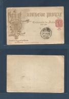 Portugal-Zambezia. 1898 (26 June) Several Colonies. India Stationary 10r Card On Pre-cancelled (specimen Type) Usage For - Otros & Sin Clasificación