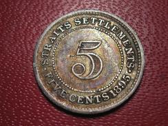 Straits Settlements - 5 Cents 1895 9294 - Colonies