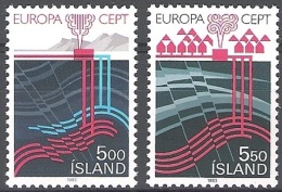 Island 1983 Michel 598 - 599 Neuf ** Cote (2013) 25.00 Euro Europa CEPT Utilisation Du Chaleur De Terre - Unused Stamps