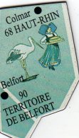 Magnets Magnet Le Gaulois Departement France 68 Haut Rhin 90 Belfort - Toerisme