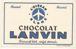 BUVARD NEUF SUPERBE  THEME CHOCOLAT   LANVIN - Cocoa & Chocolat