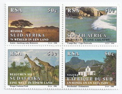 4 Stamps From Republic Of South Africa 'visit South Africa"Besoek Suid Africa"besuchen Sie Südafraka" 1990 - Nuevos