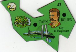 Magnets Magnet Le Gaulois Ville Europe 42 Caen Rouen - Toerisme