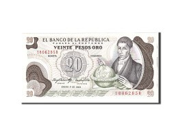 Billet, Colombie, 20 Pesos Oro, 1983, 1983-01-01, KM:409d, NEUF - Colombia