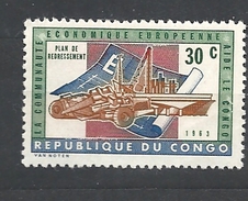 CONGO  BELGA       1963 European Economic Community Aid   MNH - Ongebruikt