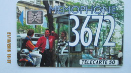 UNE TELECARTE 50 MEMOPHONE - Operatori Telecom