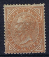 Italy: Sa Nr 17  Mi Nr 17  MH/* Falz/ Charniere 1863 - Neufs