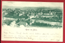 FIM-05 Gruss Aus Aarau.  Pionier.  Gelaufen In 1900 Briefmarke Fehlt. - Aarau