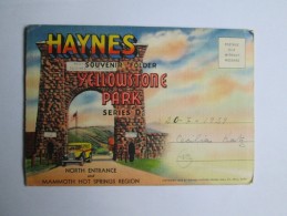 YELLOWSTONE PARK HAYNES 1939 - 18 VISTAS - Yellowstone