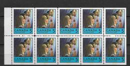 1969 MNH Canada Booklet Mi H-Bl 92 Postfris - Paginas De Cuadernillos