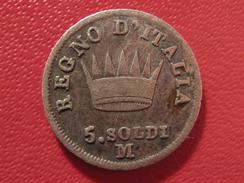 Italie - 5 Soldi 1813 M 5437 - Napoléonniennes