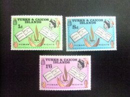 TURKS And CAICOS Islands 1968 Yvert N º 216 / 18 ** MNH - Turks & Caicos