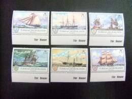 TURKS And CAICOS Islands 1973 NAVIGATION (BATEAUX ANCIENS ) Yvert N º 305 / 10 **MNH - Turks & Caicos (I. Turques Et Caïques)