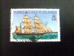 TURKS And CAICOS Islands 1983 NAVIGATION (BATEAUX ANCIENS ) Yvert N º 655 º FU - Turks & Caicos (I. Turques Et Caïques)