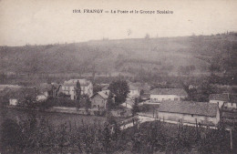 CPA FRANGY LA POSTE ET LE GROUPE SCOLAIRE - Frangy