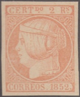 FAC-26 ESPAÑA SPAIN. SEGUI OLD FACSIMILE REPRODUCTION. ISABEL II. 1852 2r. - Proofs & Reprints