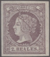 FAC-43 ESPAÑA SPAIN. SEGUI OLD FACSIMILE REPRODUCTION. ISABEL II. 1862 2r. - Proeven & Herdrukken