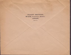 Great Britain VOLKART BROTHERS, LONDON 1936 Cover Brief Denmark EDVIII. Stamp (2 Scans) - Brieven En Documenten