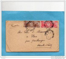 MARCOPHILIE-lettre MALAY-cad- KUALA LUMPUR-1921- 4stamps-N °50+57 Pour Françe - Malayan Postal Union