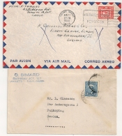 2 COVERS TORONTO, GARNEAU TO SWEDEN And ENGLAND. - Covers & Documents