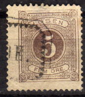 SCHWEDEN Portomarken 1874 - MiNr: 3 B  Used - Postage Due