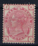 Great Britain SG 144 MH/*  1873 Mi 41  Plate 20 Fold - Neufs