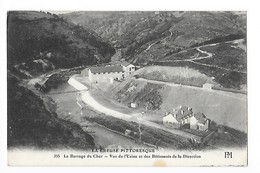 CHAMBON-SUR-VOUEIZE  (cpa 23)  Le Barrage Du Cher - Vue De L'usine  -   - L 1 - Chambon Sur Voueize