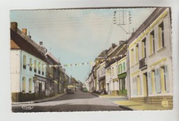 CPSM AVESNES LE COMTE (Pas De Calais) - La Mairie Grande Rue - Avesnes Le Comte