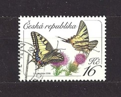 Czech Republic Tschechische Republik 2016 ⊙ Mi 881 Schmetterlinge, Butterflies. Yellow Swallowtail Papilio C9 - Gebraucht