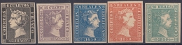 FAC-67 ESPAÑA SPAIN. SEGUI OLD FACSIMILE REPRODUCTION. ISABEL II. 1850 19c. COMPLET SET. - Proofs & Reprints