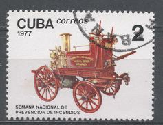Cuba 1977. Scott #2145 (U) The Prevention Week, Horse-drawn Fire Pump - Oblitérés
